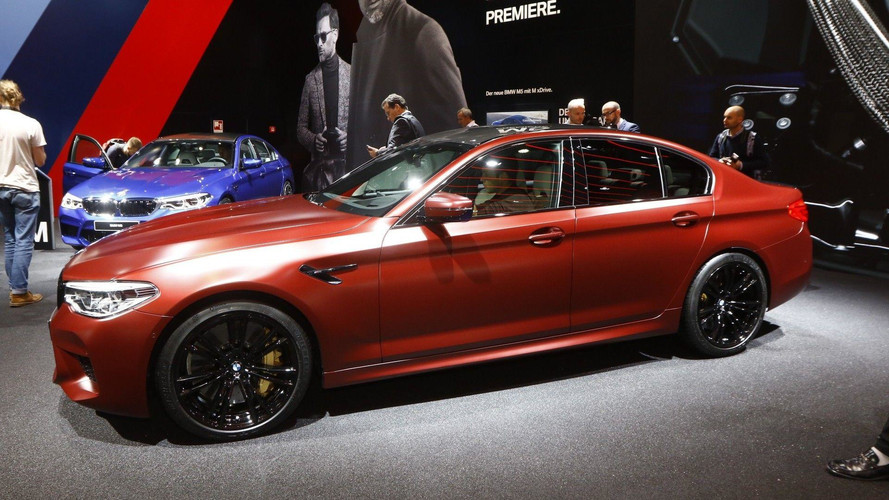 2018 BMW M5 live in Frankfurt