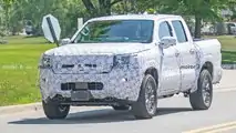 2021 Nissan Frontier Spy Shots Nose