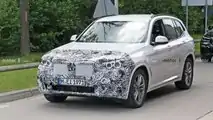 2022 BMW X3 Spionagefoto mit neuen Scheinwerfern