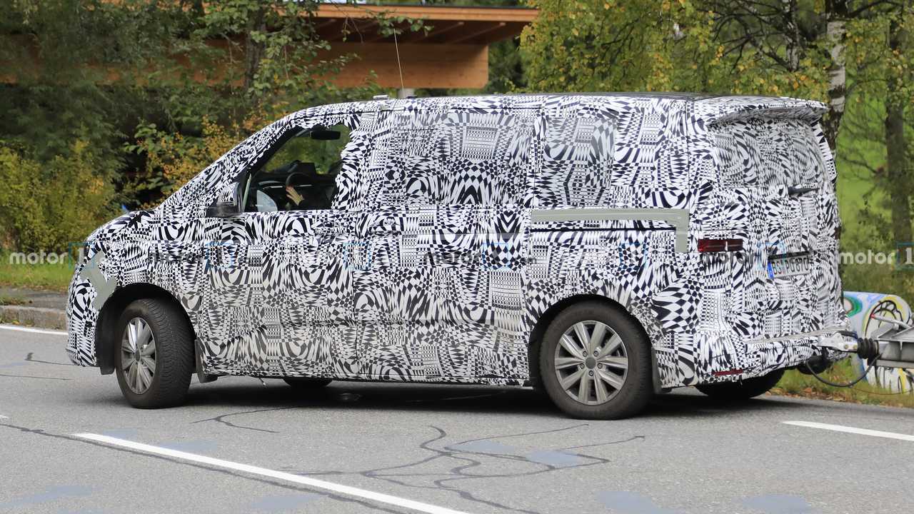 Volkswagen Transporter T7, fotos espía