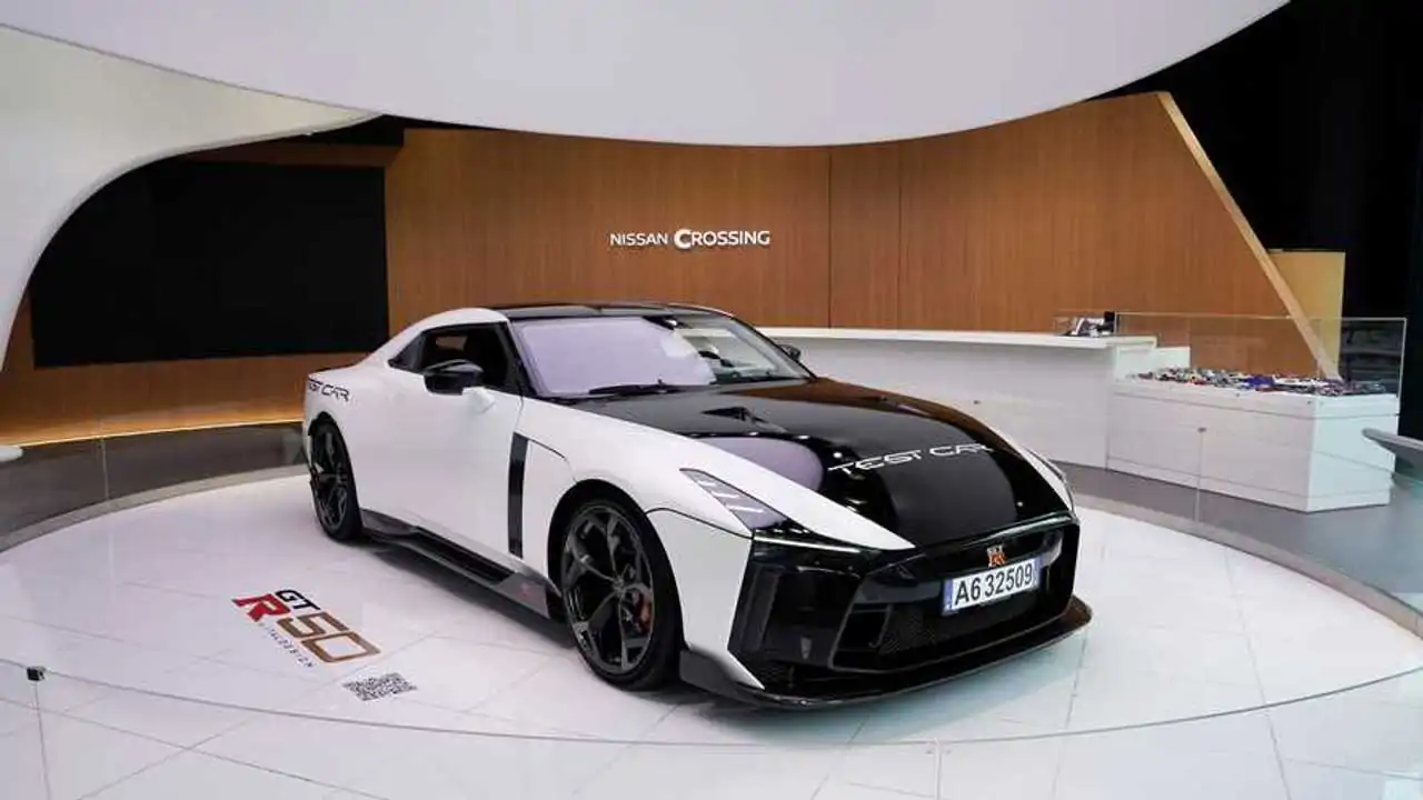 Nissan Gt R50 By Italdesign Gets Cool Livery For Test Car Display