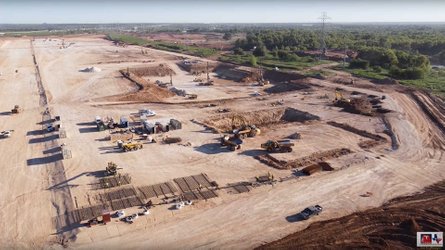 tesla giga austin moviing speed of elon