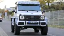 Mercedes G 4x4 Quadrat (2021) als Erlkönig erwischt