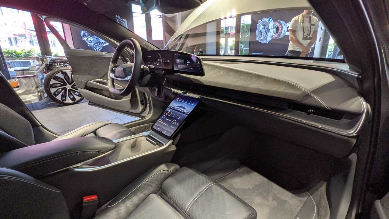 lucid air interior