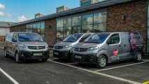 Vauxhall Vivaro-e all-electric vans in Mitie fleet in the UK