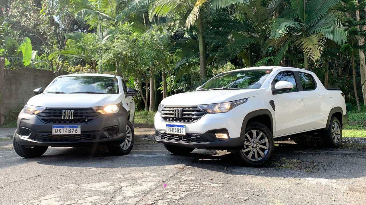 Comparativo: Fiat Strada Endurance CD 1.4 vs. Fiat Strada Freedom CD 1.3