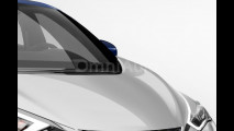 Nuova Nissan Leaf, il rendering