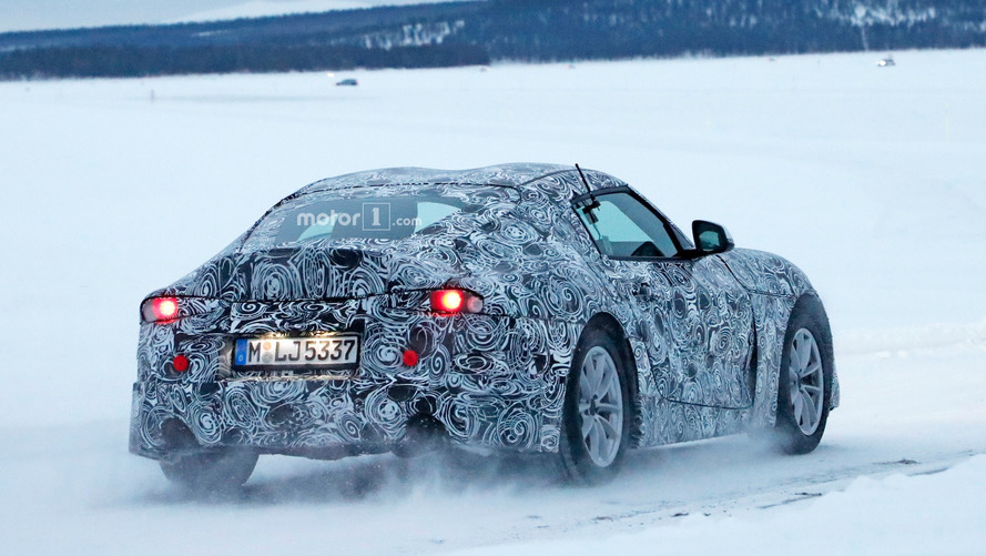 Toyota Supra Spy Shots Snow