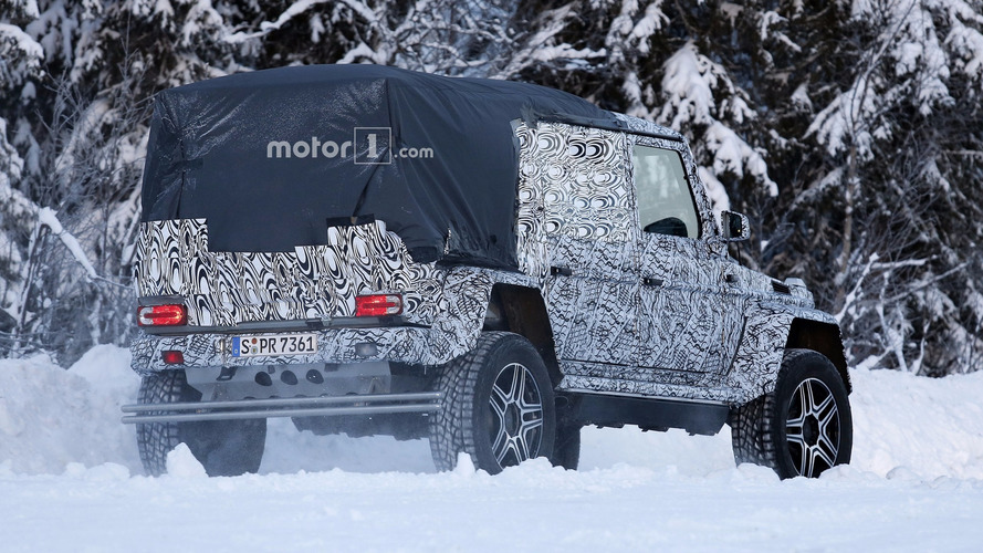 2018 Mercedes G-Class 4x4 pickup spy photo