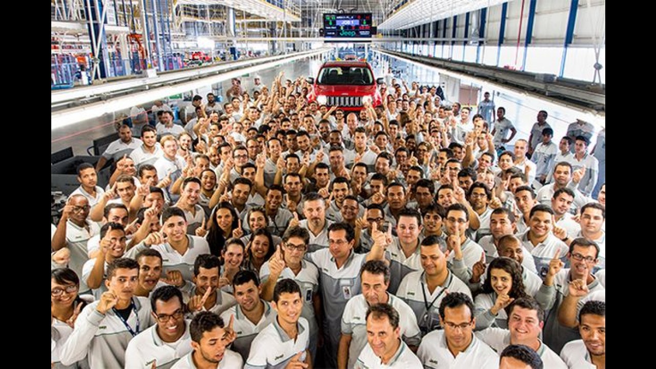 Este é o primeiro Jeep Renegade fabricado no Brasil