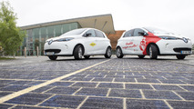 Colas solar panel road