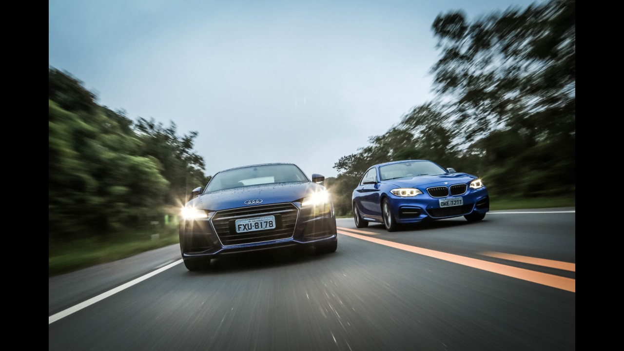 Cupês de sangue azul: novo Audi TT encara BMW M235i