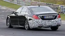2017 Mercedes-AMG S63 facelift spy photo
