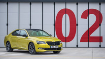 Skoda Superb Sportline with Dragon Skin paint