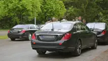 Mercedes S Class facelift spy photo