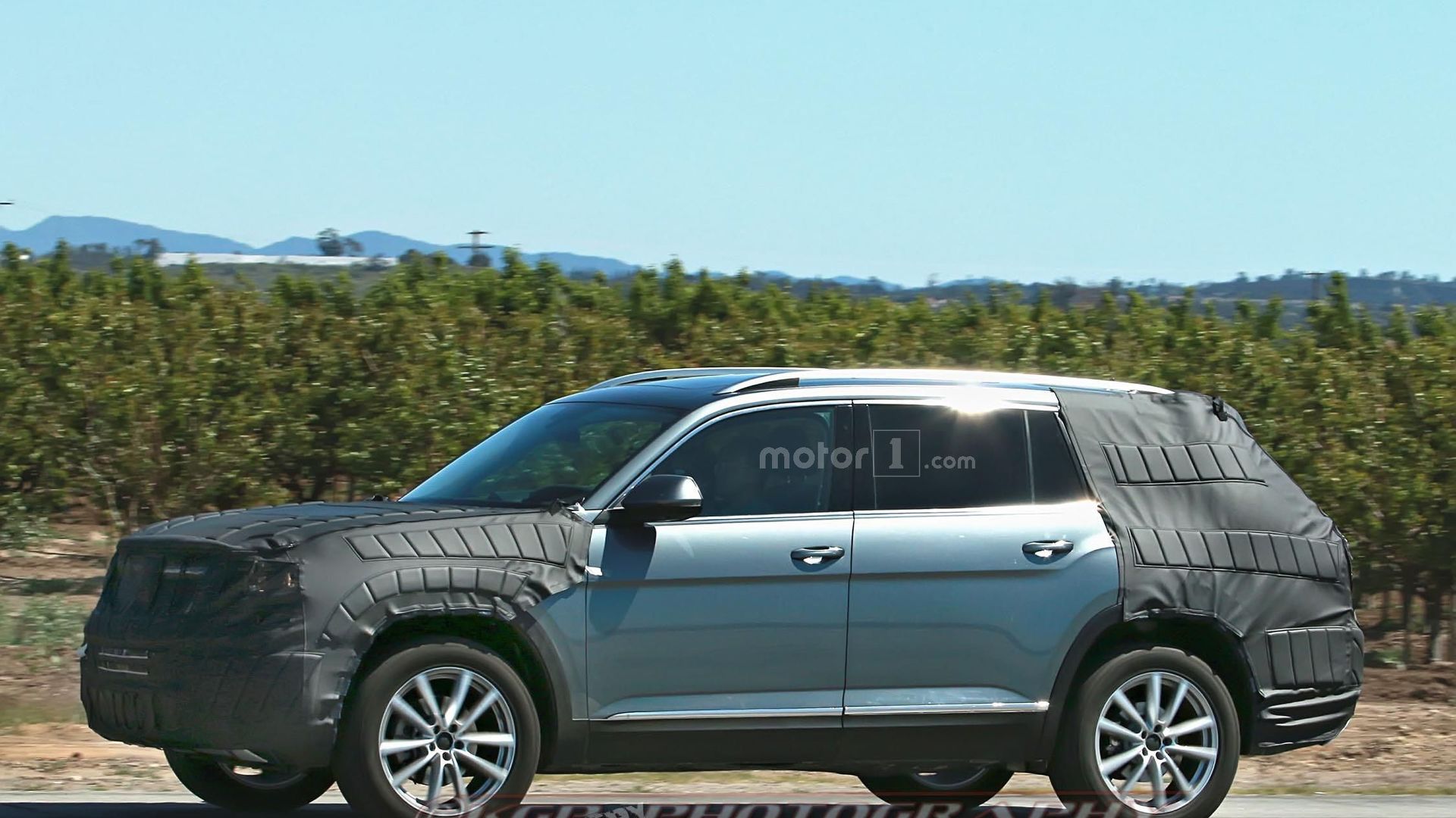 Upcoming Vw Three Row Suv Spied In Arizona