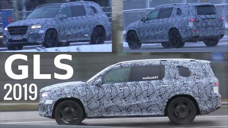 Yeni Mercedes GLS, bu casus görüntülerde çok heybetli görünüyor