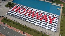 Première expédition de VUS électriques Hongqi E-HS9 en Norvège 5