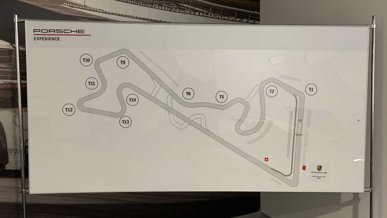 Схема трассы Moscow Raceway