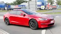 Tesla Model S Plaid spied at the Nurburgring