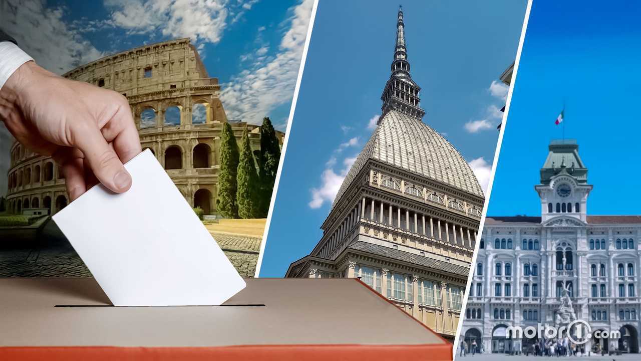 I principali monumenti nelle tre città