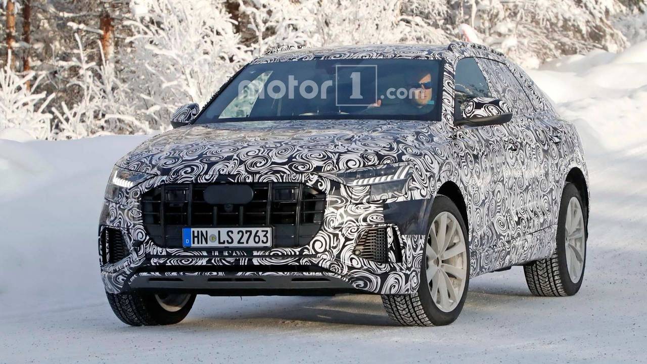 Audi SQ8 2018 fotos espía