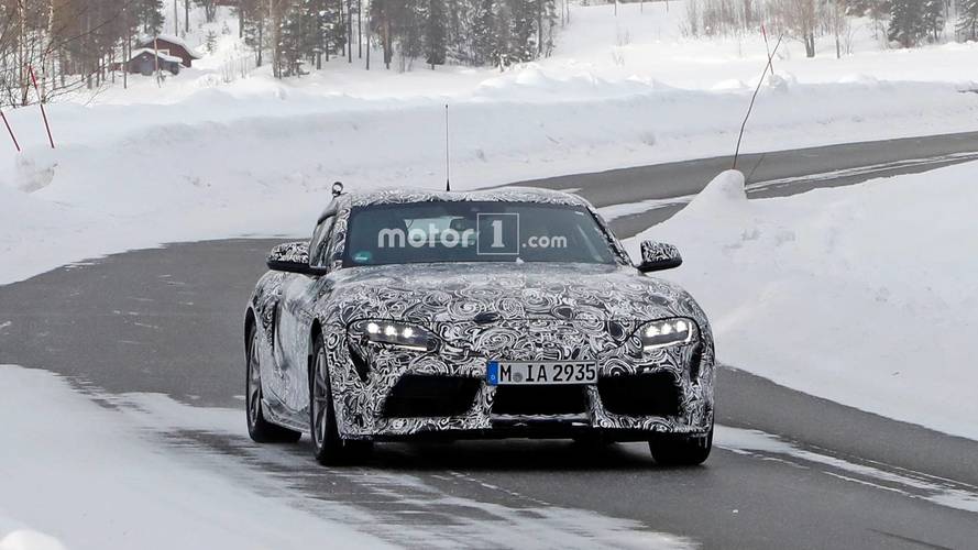 Toyota Supra 2018 fotos espia