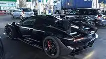 McLaren Senna spotted at gas station