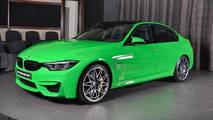 BMW M3 verde Mantis Green