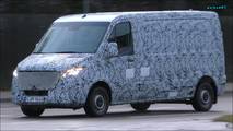 Mercedes-AMG CLS 53 and new Sprinter screenshot from spy video