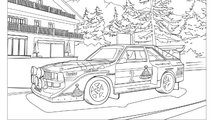 Dibujos para colorear coches de Audi