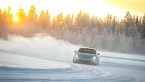 2020 Porsche Taycan 4S: Ice Driving