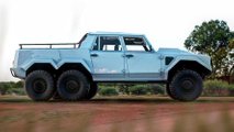 Lamborghini LM002 6X6 Rendering