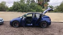 Tesla Model Y images production spec