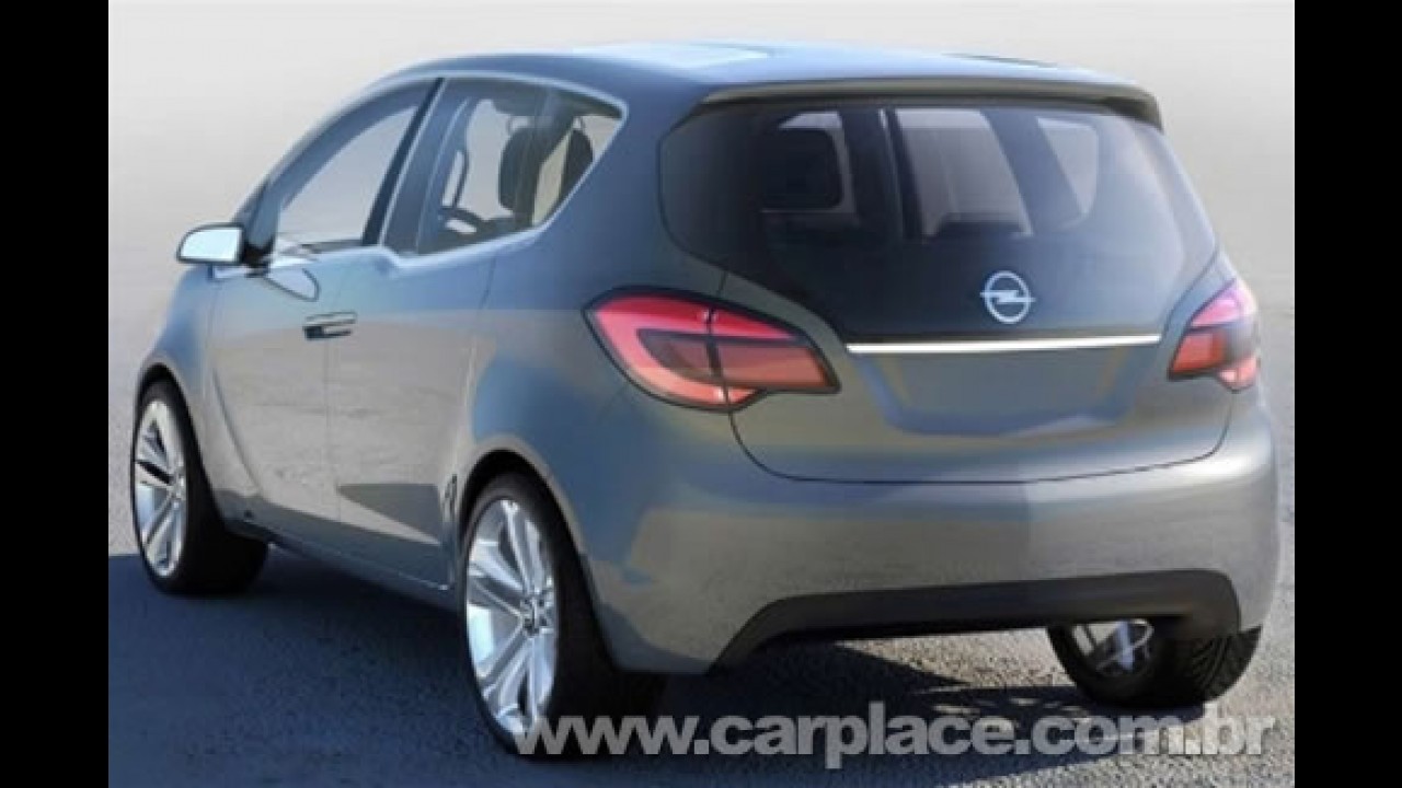 Nova Opel Meriva - Divulgadas imagens do protótipo que estará em Genebra