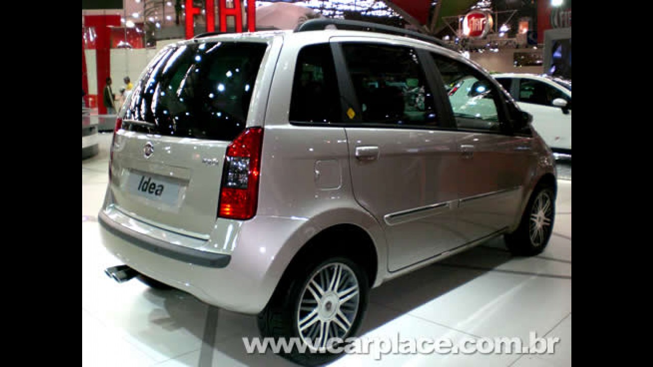 Salão do Automóvel 2008 - Fiat lança séries especiais Oro e Platino do Idea