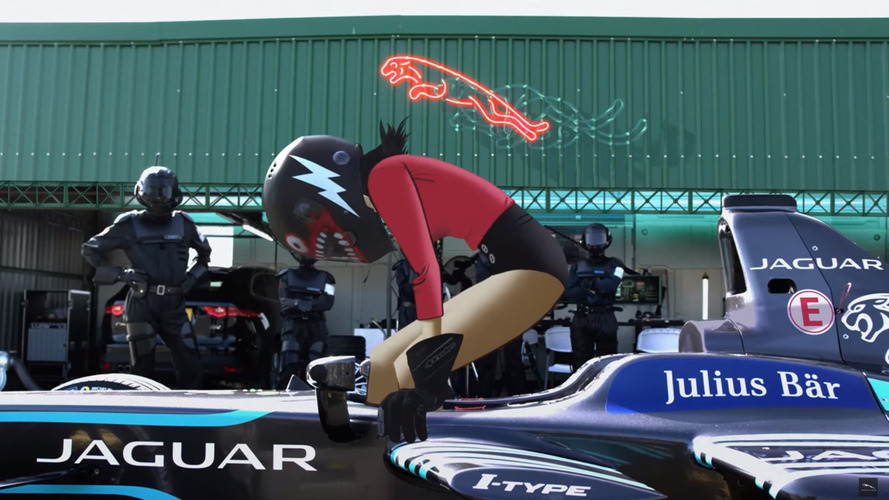Jaguar and Gorillaz in Formula e