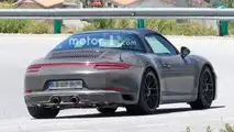 Porsche 911 GTS Targa facelift spy shots