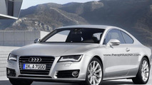 Audi A7 Coupe artists rendering