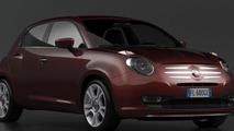 Fiat 600 rendering / David Obendorfer