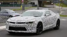 2016 Chevrolet Camaro spy photo modified by adding the headlight from eBay