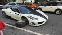 Mansory Ferrari 458 Siracusa crash in China