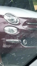 Fiat 500 facelift spy photo / alvolante.it
