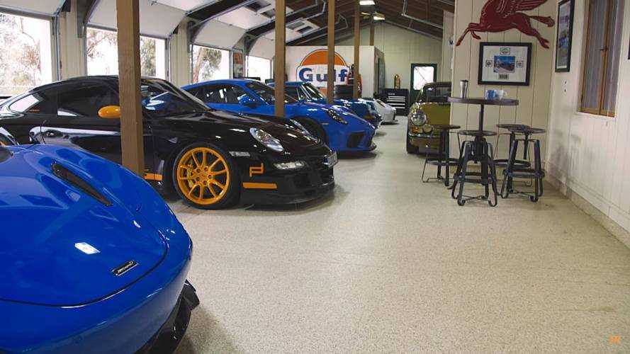 Colourful Porsche collection