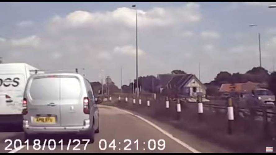 Van Hits Roundabout