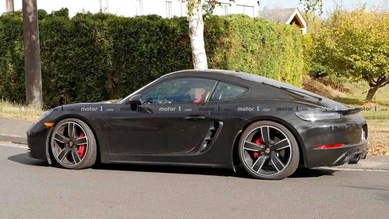 Porsche 718 Cayman T fotos espía