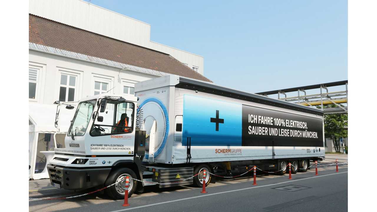 The electric truck, officially put into service from the BMW Group and SCHERM Group in July 2015