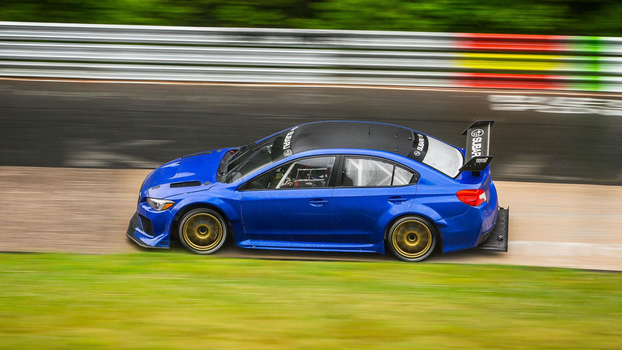Subaru WRX STI Type RA at the Nurburgring