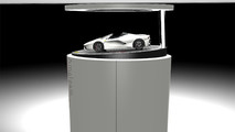 1:8 scale LaFerrari Aperta in Bianco Italia
