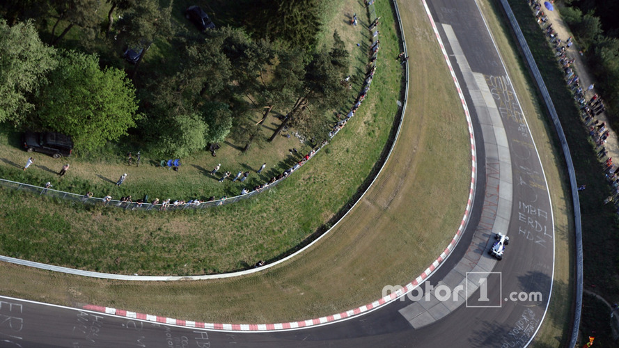 Nick Heidfeld, BMW Sauber F1 Team, drives the Nordschleife Circuit in the BMW Sauber F1
